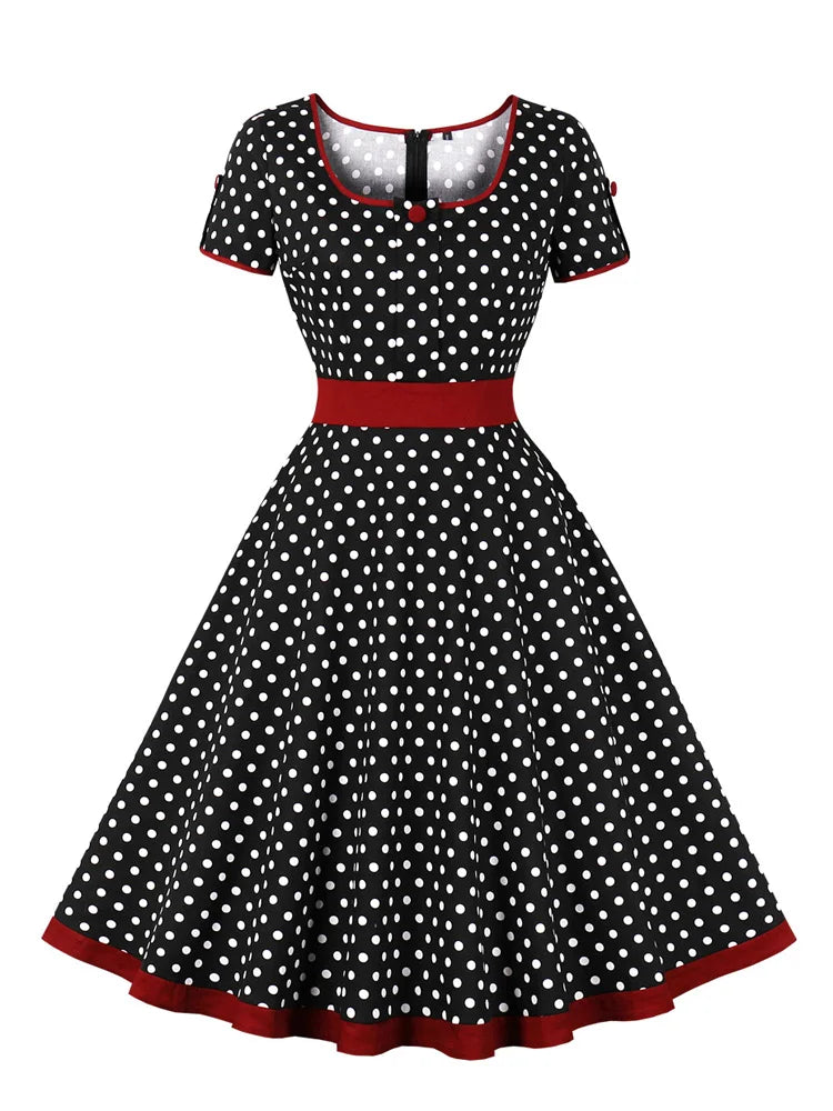 Gloria – Women's Vintage Polka Dress