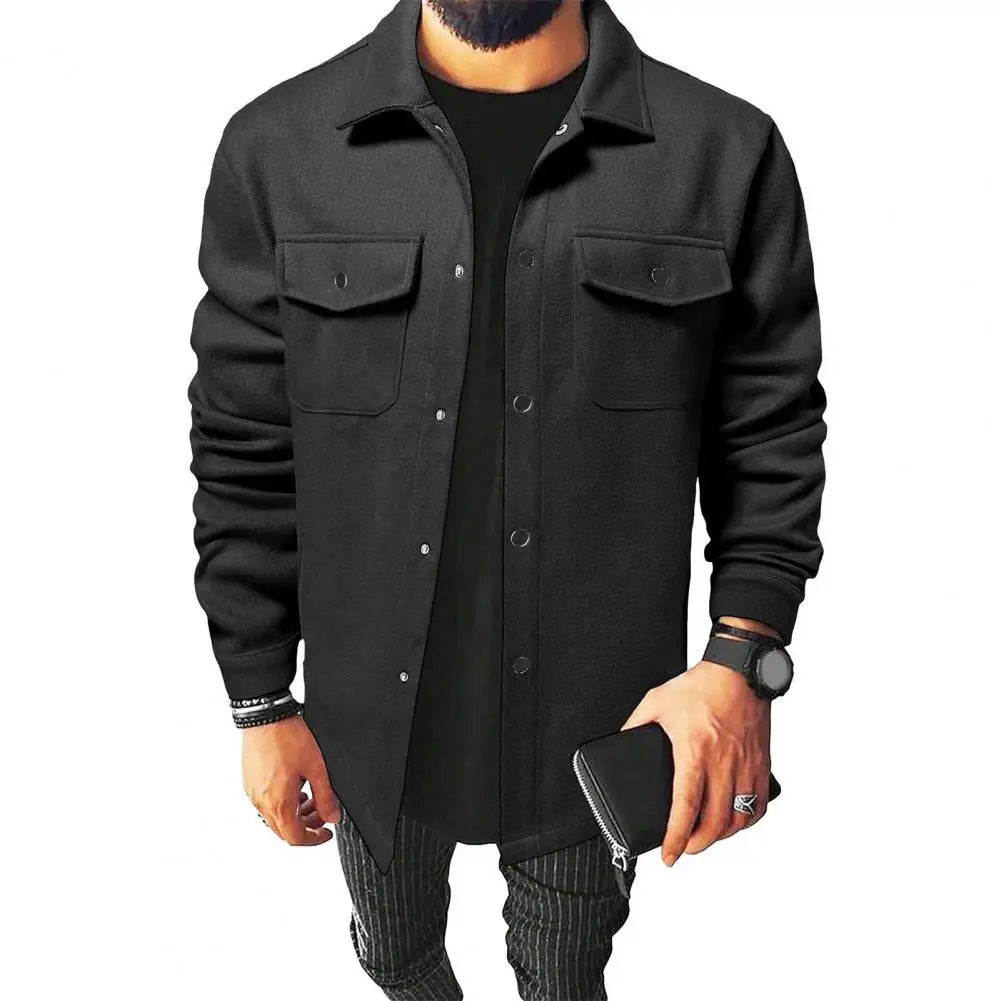 Nolan – Men’s Casual Flap Pocket Jacket