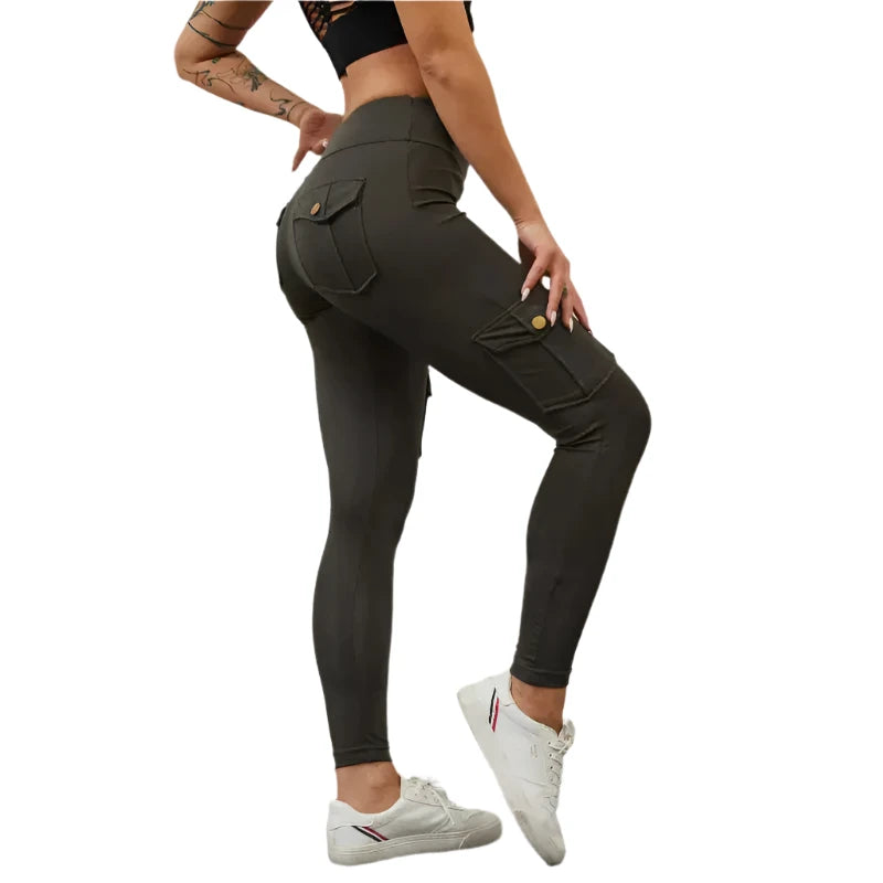 Aurora – TrendVibe Cargo Leggings for Women