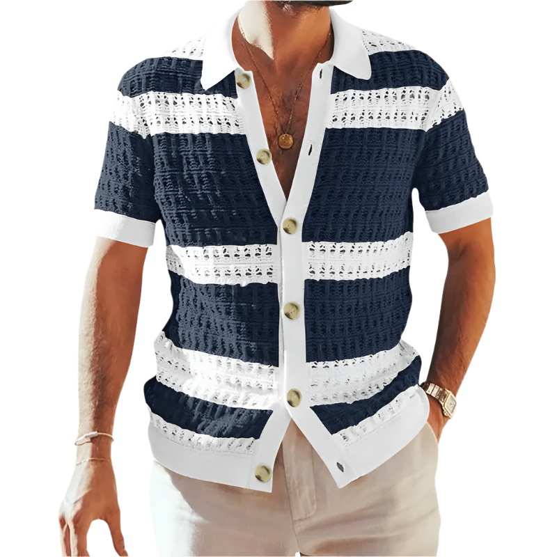 Grimaldi – Cozy Knit Shirt for Men