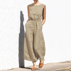 Crissa – Stylish Women's Linen Jumpsuit