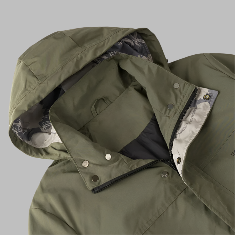 Asher – Detachable Hat Heavy Jacket for Men