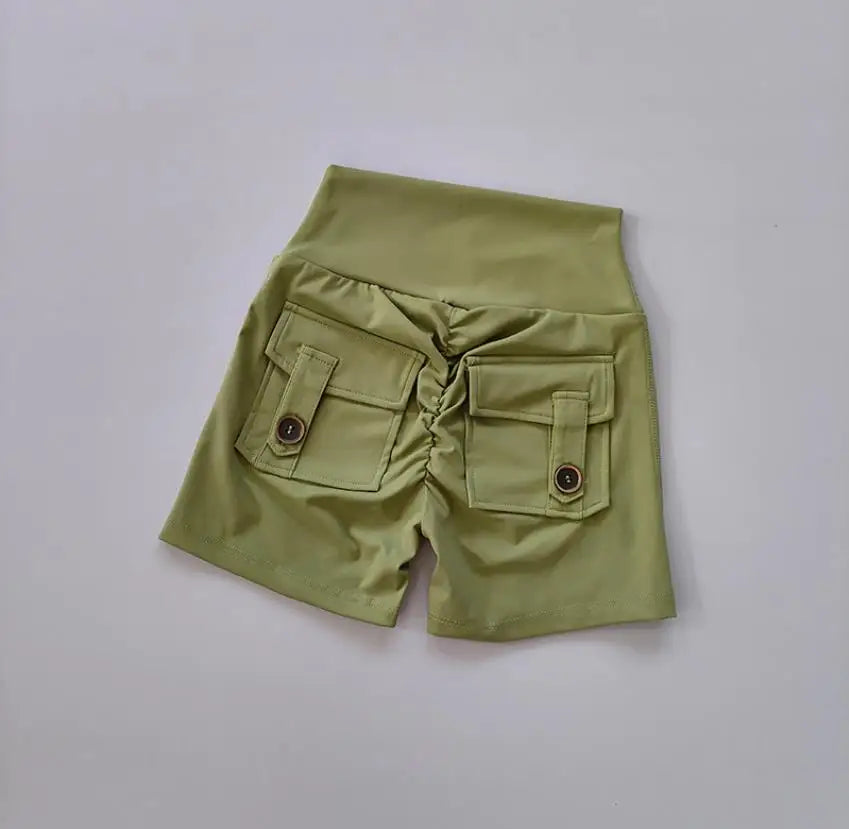 Gianna – Slim Cargo Pocket Women's Shorts
