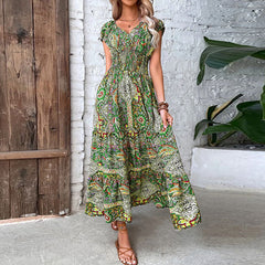 Camilla – Vintage Bohemian Maxi Dress for Women