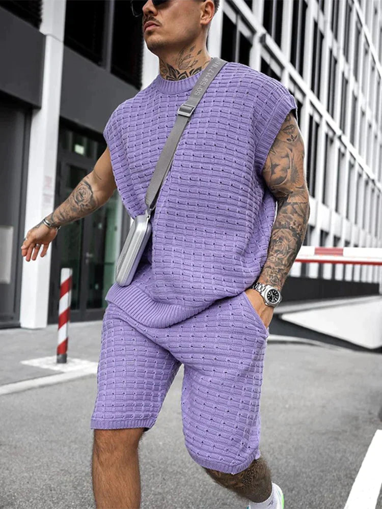 Diego – Casual Summer Knit Set for Men