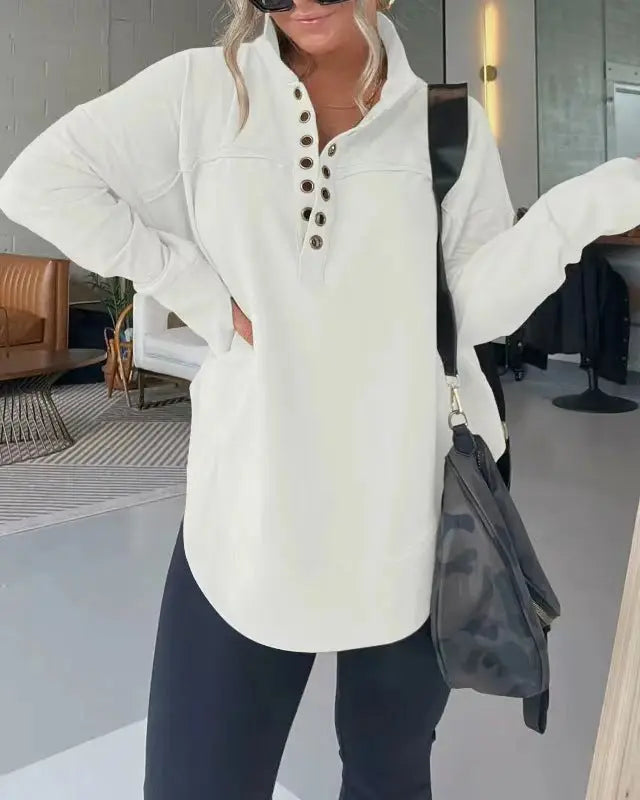 Alessia – Plush-Lined Women’s Winter Pullover