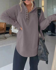 Alessia – Plush-Lined Women’s Winter Pullover