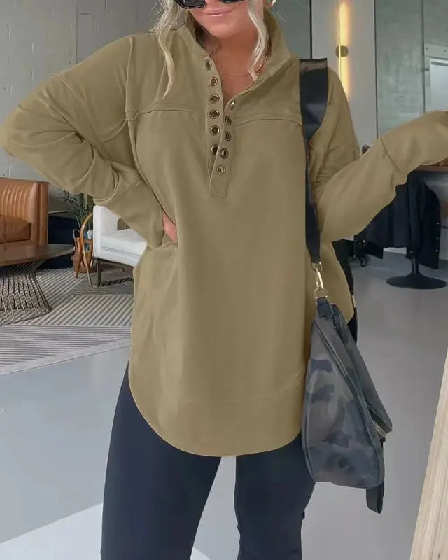 Alessia – Plush-Lined Women’s Winter Pullover