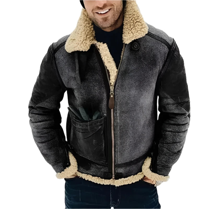 Gemuel - Trendy Men’s Leather Jacket