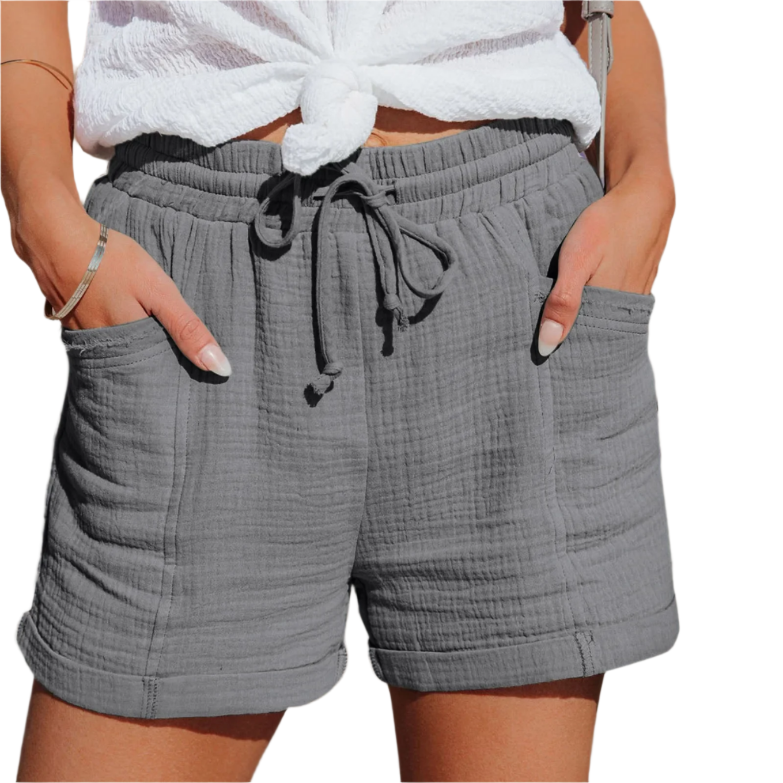 Lucia – Women's Breezy Linen Shorts