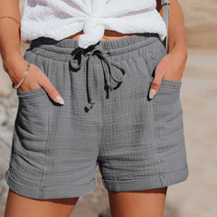Lucia – Women's Breezy Linen Shorts