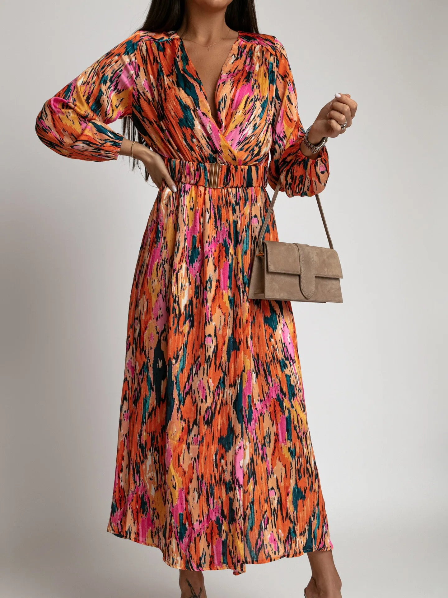 Scarlet – Feminine Women's Flower Print Dress