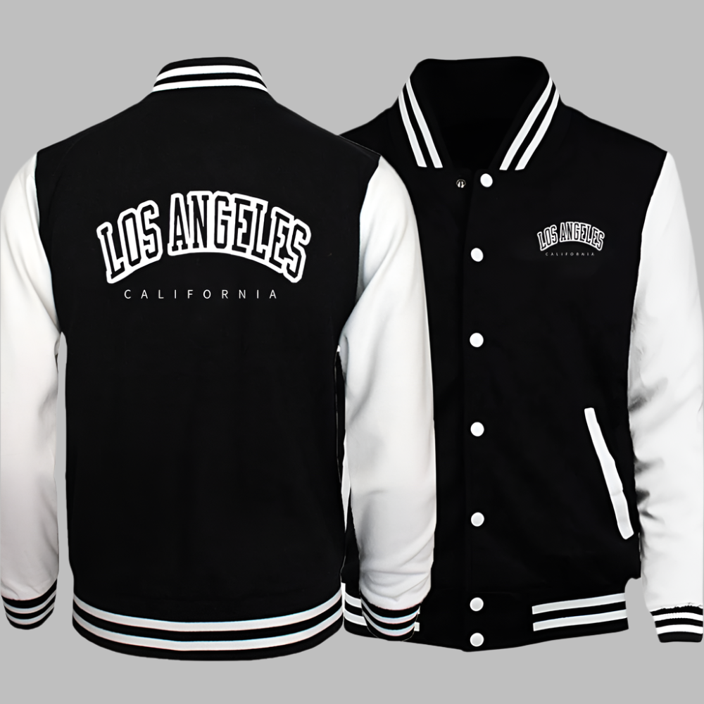 Zaldy – Men’s Loose Baseball Bomber Jacket