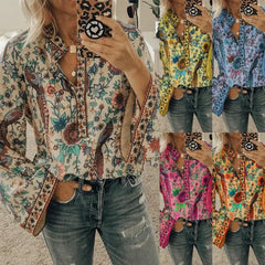 Alessia – Women's Luxe Floral Blouse