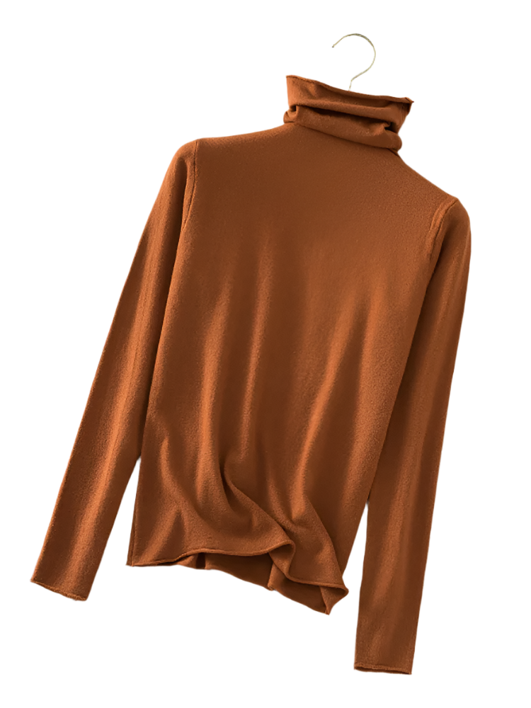 Lucia – Timeless Elegance Women’s Turtleneck Sweater