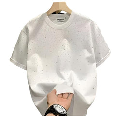 Alessia – Rhinestone Embellished Women’s Crew Neck T-shirt