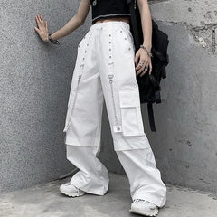 Wendy – Trendy Women's Streetwear Pocket Cargo Pants