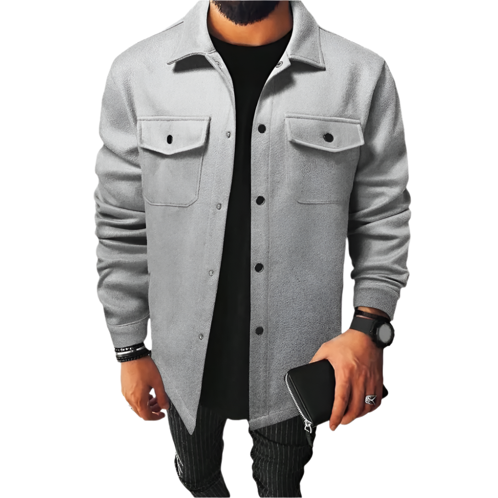 Nolan – Men’s Casual Flap Pocket Jacket