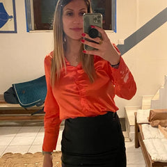 Giulia – Vintage Silk Women’s Long Sleeve Blouse