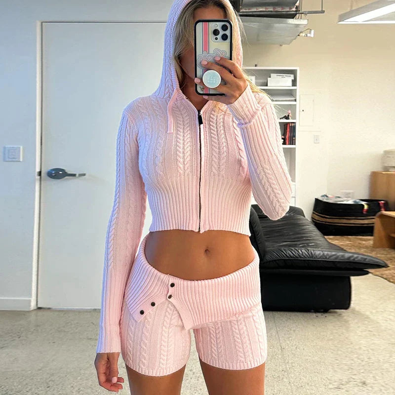 Elena – Elegant Women’s Knitted Two-Piece Set