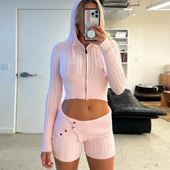 Elena – Elegant Women’s Knitted Two-Piece Set