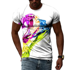 Paul - Hip-Hop Street Style 3D Round Neck T-shirt