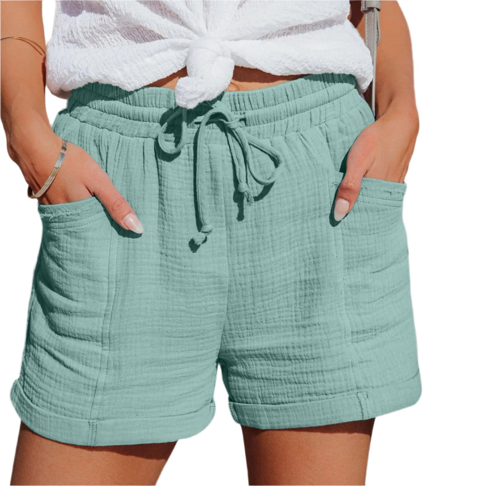 Lucia – Women's Breezy Linen Shorts
