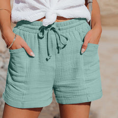 Lucia – Women's Breezy Linen Shorts