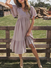 Merindah – Elegant Midi Dress for Women