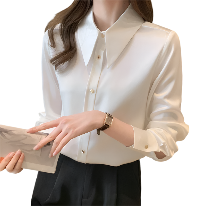 Janna – Women's Silk Longsleeve Shirt
