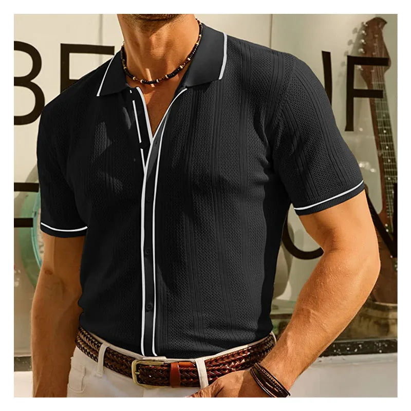 Pat – Hollow Men’s Polo Shirt