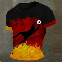 Ginno – Retro German Flag Men’s T-Shirt