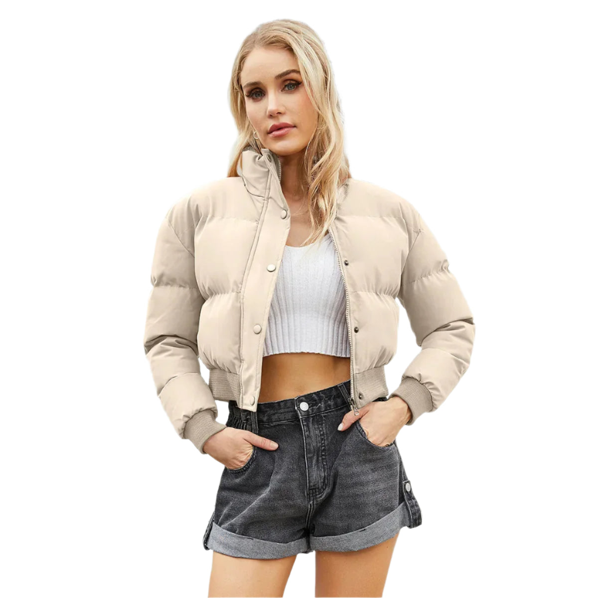 Gianna – Winter-Ready Women’s Turtleneck Puffer Coat