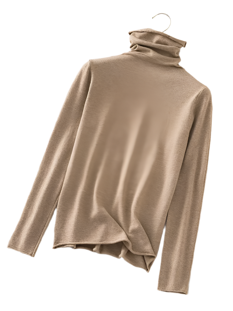 Lucia – Timeless Elegance Women’s Turtleneck Sweater