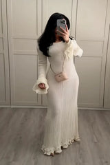 Hanna – Timeless Women's Ruffled Evening Dress
