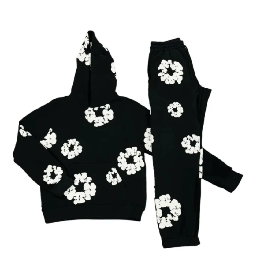 Luca – Floral Streetwear Tracksuit for Unisex