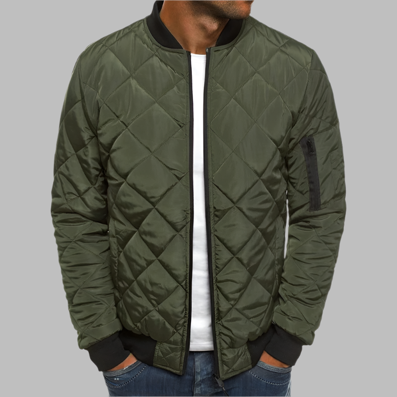 Jack – Trendy Men's Padded Bomber Jacket