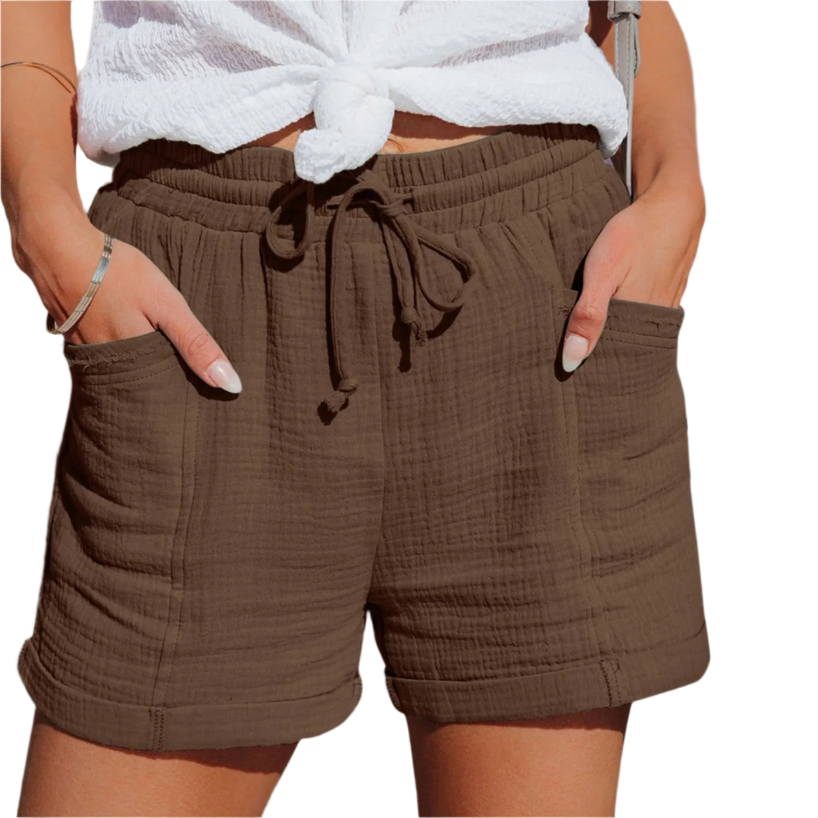 Lucia – Women's Breezy Linen Shorts