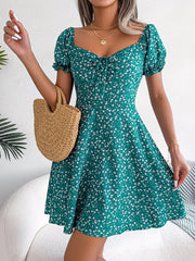 Lucia – Elegant Floral A-Line Dress for Women