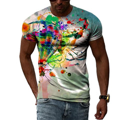 Paul - Hip-Hop Street Style 3D Round Neck T-shirt