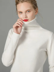 Lucia – Timeless Elegance Women’s Turtleneck Sweater