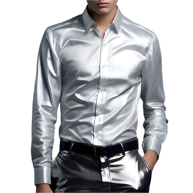 Fiorini – Luxe Satin Men’s Shirt