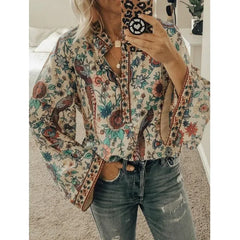 Alessia – Women's Luxe Floral Blouse