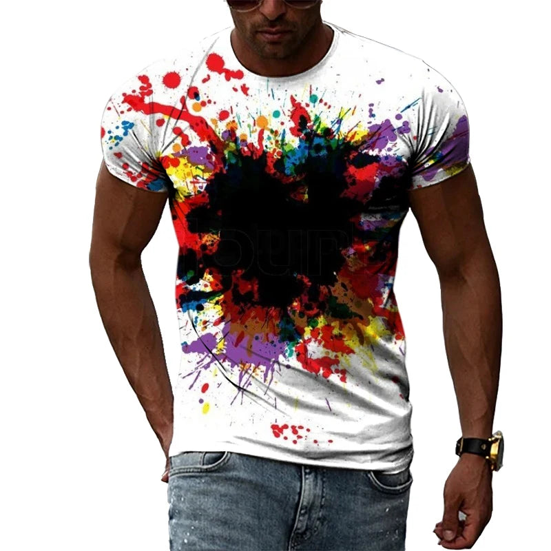 Paul - Hip-Hop Street Style 3D Round Neck T-shirt