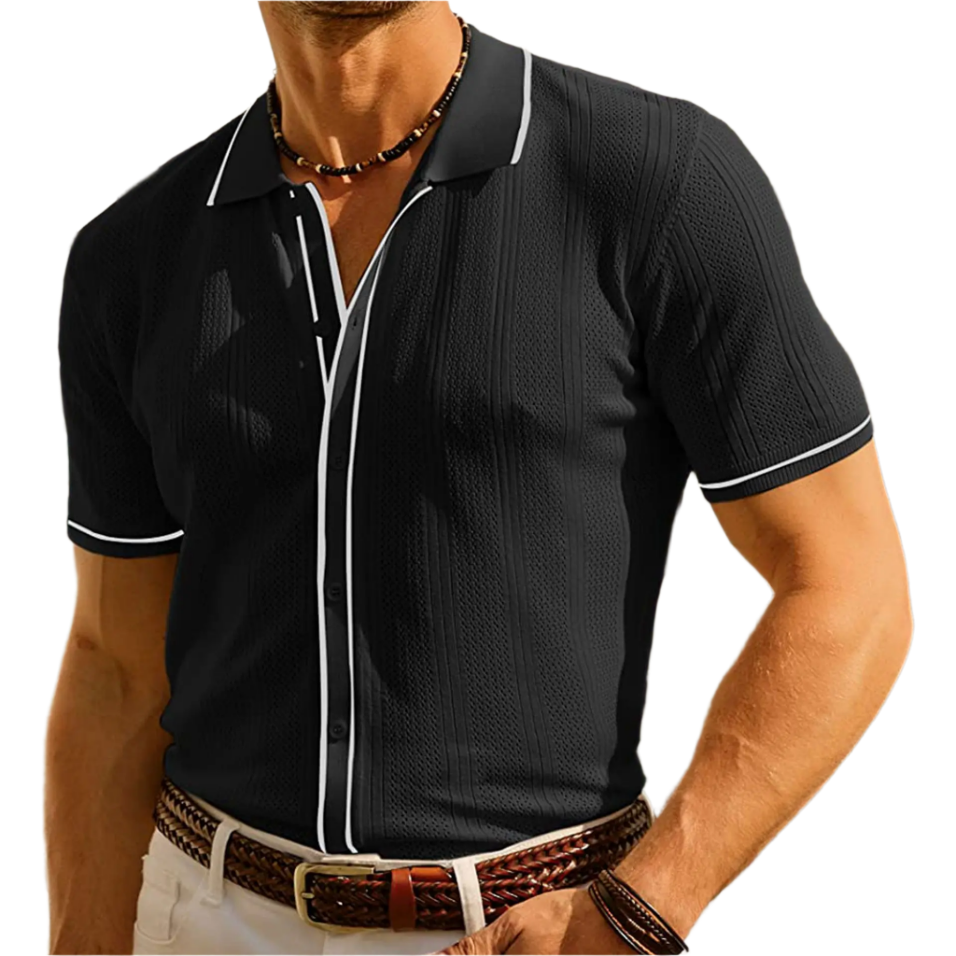 Pat – Hollow Men’s Polo Shirt