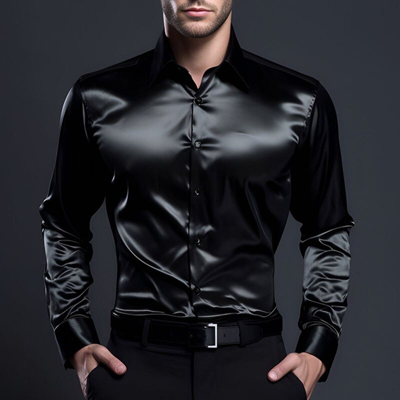 Fiorini – Luxe Satin Men’s Shirt