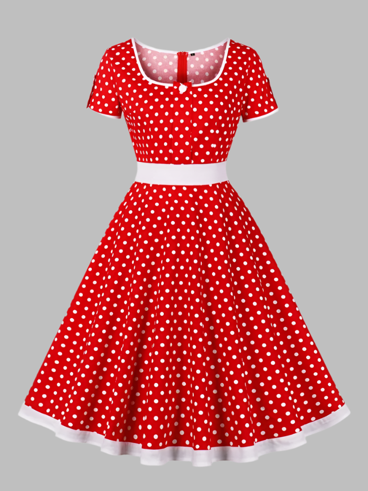 Gloria – Women's Vintage Polka Dress