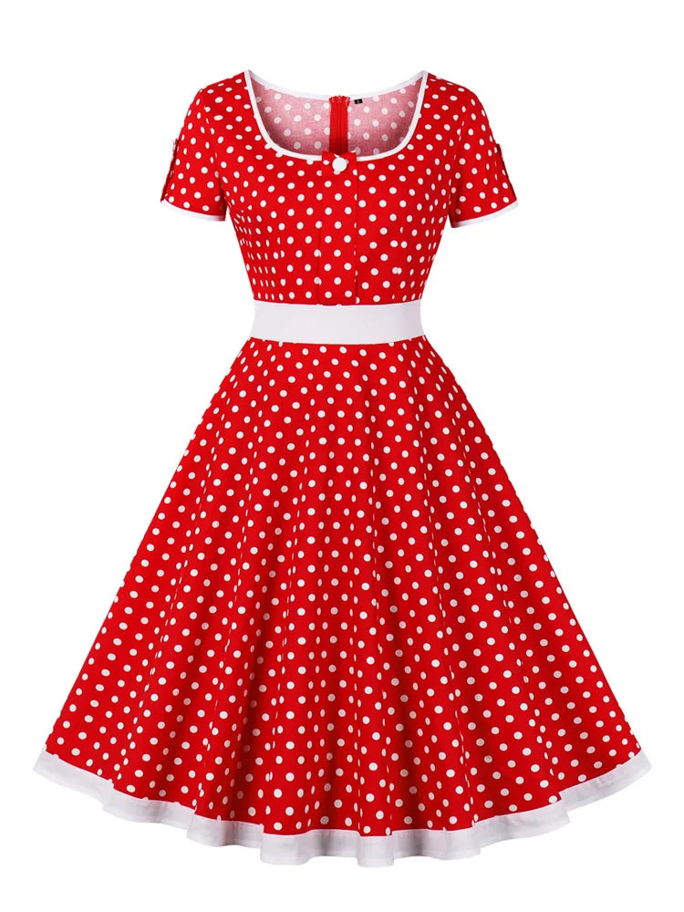 Gloria – Women's Vintage Polka Dress