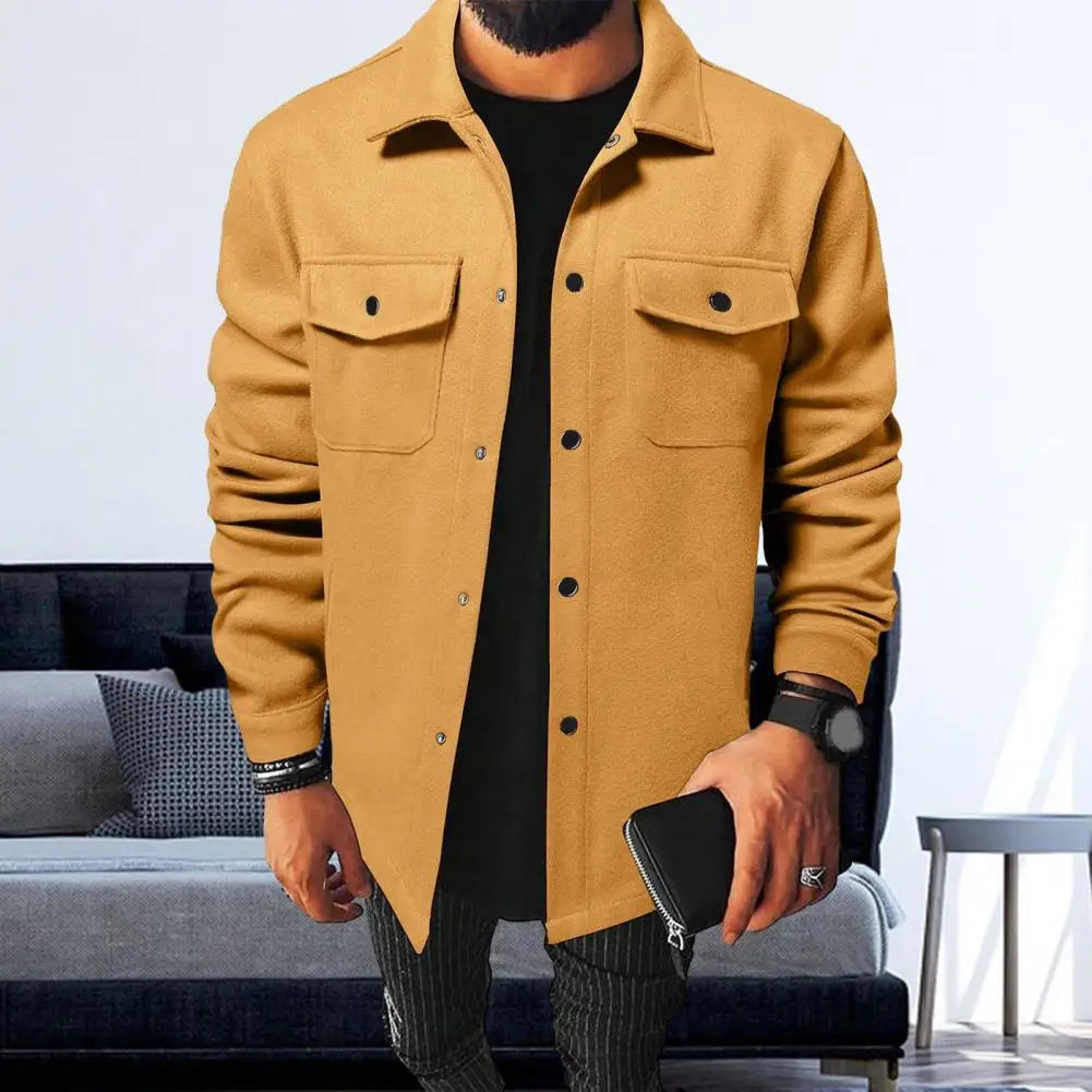 Nolan – Men’s Casual Flap Pocket Jacket