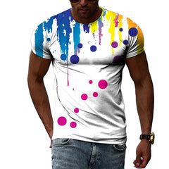 Paul - Hip-Hop Street Style 3D Round Neck T-shirt